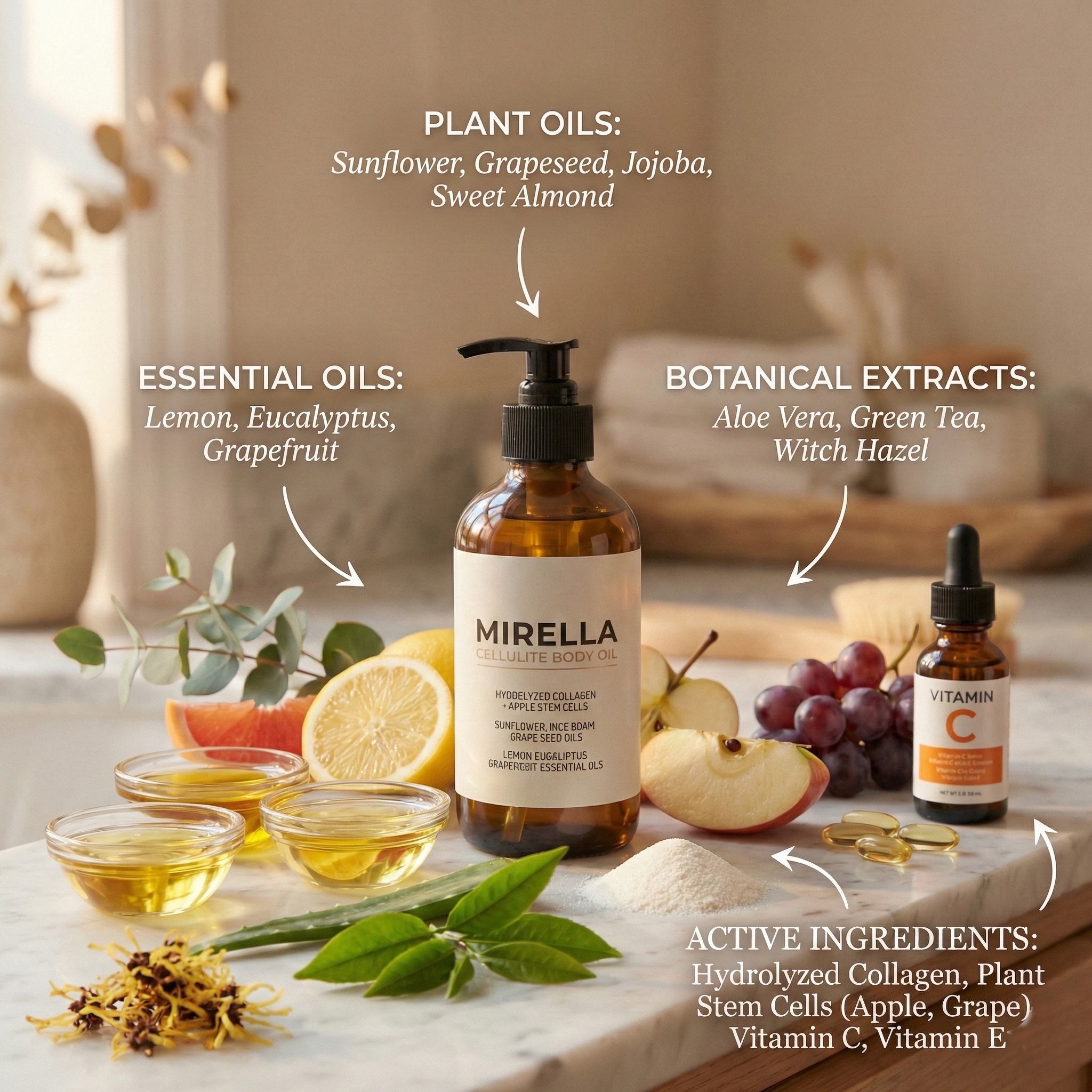 MIRELLA MAISON | FIRMING & ANTI-CELLULITE BODY OIL