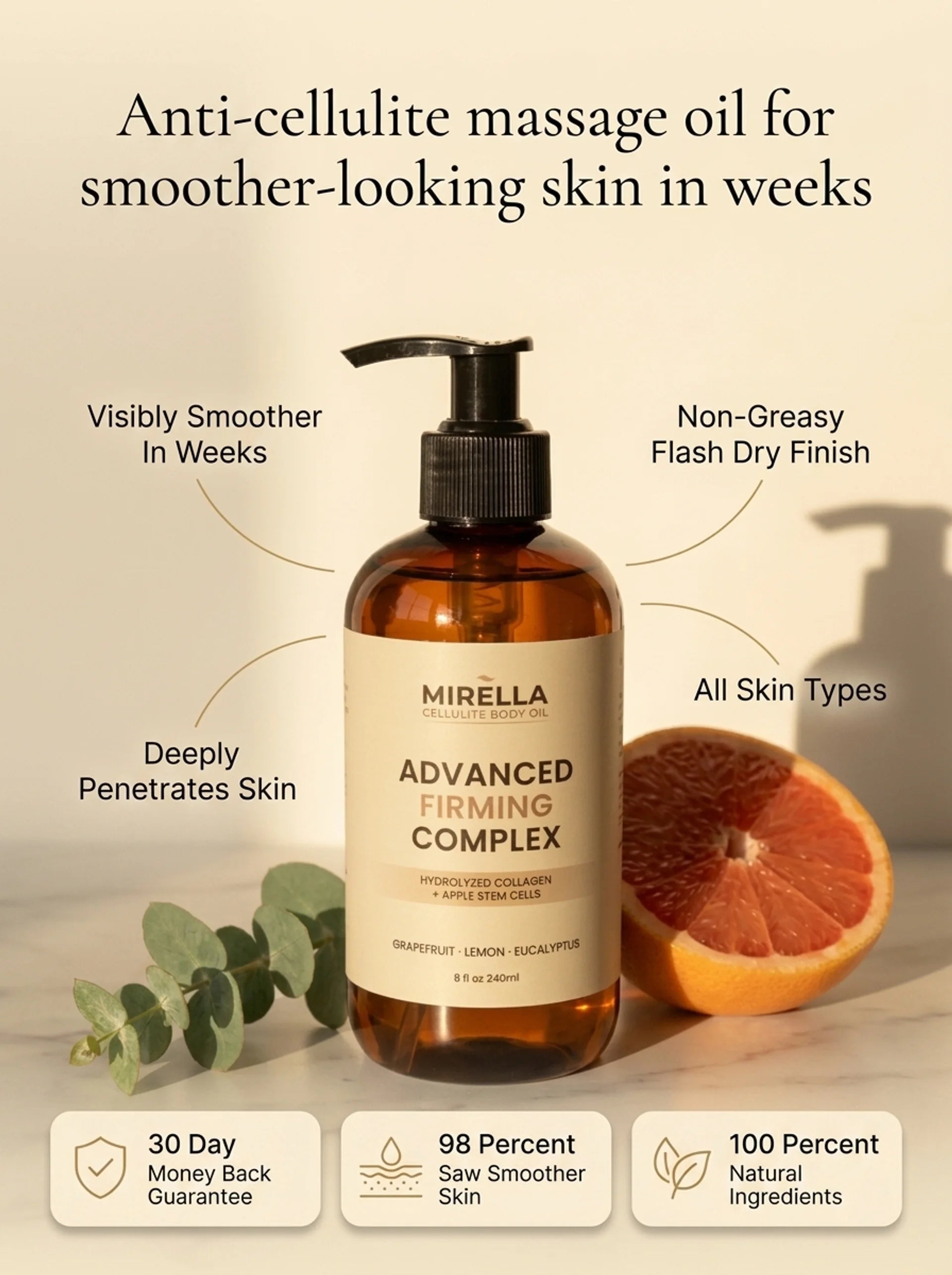 MIRELLA MAISON | FIRMING & ANTI-CELLULITE BODY OIL